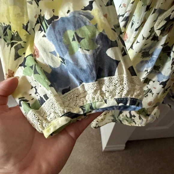 Aritzia Wilfred | La Bohème | Yellow Floral Elia Dress | Size Medium - Picture 14 of 16